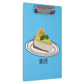 Porte-bloc Illustration de citron cheesecake (Swatch)
