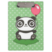 Porte-bloc Illustration de Cute Panda (Devant)