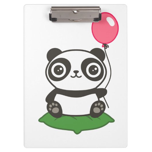 Porte-bloc Illustration de Cute Panda (Devant)