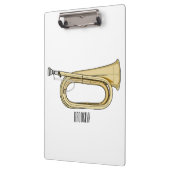 Porte-bloc Illustration de dessin animé Bugle (Gauche)