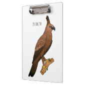 Porte-bloc illustration de dessin animé d'aigle de Java (Gauche)