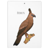 Porte-bloc illustration de dessin animé d'aigle de Java (Dos)