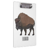 Porte-bloc Illustration de dessin animé de bison (Swatch)