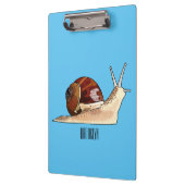 Porte-bloc Illustration de dessin animé d'escargot (Gauche)