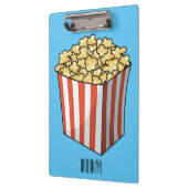 Porte-bloc Illustration de dessin animé Popcorn (Gauche)