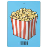 Porte-bloc Illustration de dessin animé Popcorn (Dos)