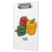Porte-bloc Illustration de dessin de Capsicum (Gauche)