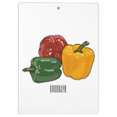 Porte-bloc Illustration de dessin de Capsicum (Dos)