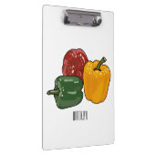 Porte-bloc Illustration de dessin de Capsicum (Swatch)