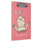 Porte-bloc Illustration de dessin de lapin lapin mou (Swatch)