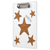 Porte-bloc Illustration de dessin de Starfish (Gauche)