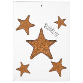 Porte-bloc Illustration de dessin de Starfish (Dos)