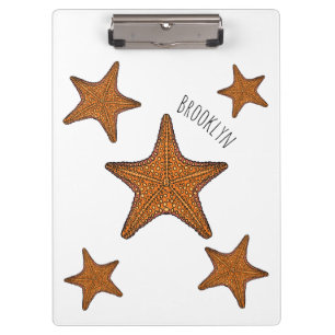 Porte-bloc Illustration de dessin de Starfish