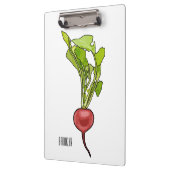 Porte-bloc Illustration de dessin Radish (Gauche)