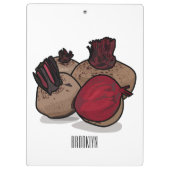 Porte-bloc Illustration de dessin sur la betterave (Dos)