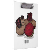 Porte-bloc Illustration de dessin sur la betterave (Swatch)