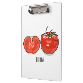 Porte-bloc Illustration de dessin sur la tomate (Gauche)