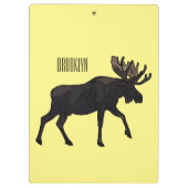 Porte-bloc Illustration de dessin sur l'orignal (Dos)