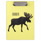 Porte-bloc Illustration de dessin sur l'orignal (Devant)