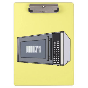 Porte-bloc Illustration de dessin sur micro-ondes
