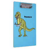 Porte-bloc Illustration de dinosaure T rex drôle (Swatch)