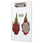 Porte-bloc Illustration de dragon fruit (Gauche)