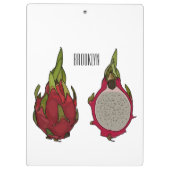 Porte-bloc Illustration de dragon fruit (Dos)