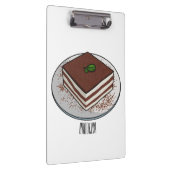 Porte-bloc Illustration de gâteau de Tiramisu (Swatch)