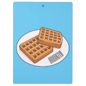 Porte-bloc Illustration de gaufre (Dos)