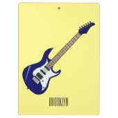 Porte-bloc Illustration de guitare électrique (Dos)