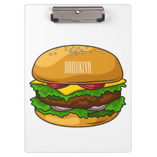 Porte-bloc Illustration de Hamburger