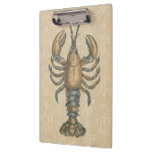 Porte-bloc Illustration de homard, fruits de mer du Maine (Gauche)