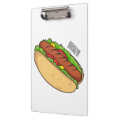 Porte-bloc Illustration de Hot dog (Gauche)