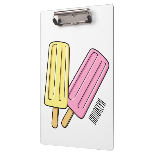 Porte-bloc Illustration de Ice pop (Gauche)