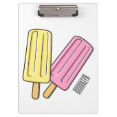 Porte-bloc Illustration de Ice pop (Devant)