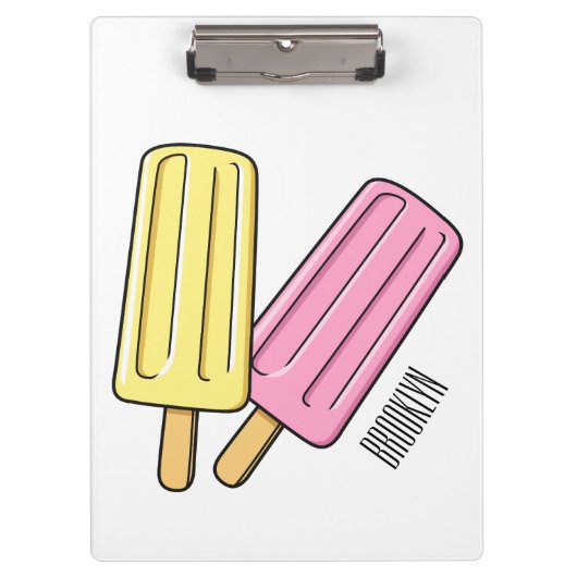 Porte-bloc Illustration de Ice pop (Devant)