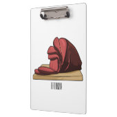Porte-bloc Illustration de jambon (Gauche)