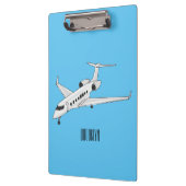 Porte-bloc Illustration de jet privé (Gauche)