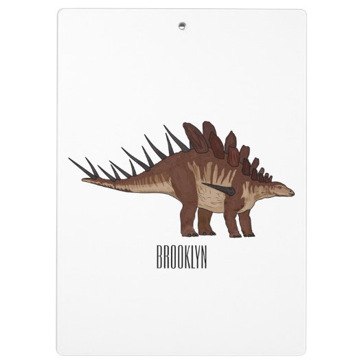 Porte-bloc Illustration de Kentrosaurus (Dos)