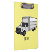 Porte-bloc Illustration de la caricature du camion-boîte (Swatch)