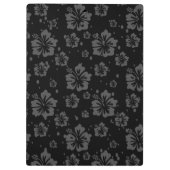 Porte-bloc Illustration de la fleur noire sur l'Arrière - pla (Dos)