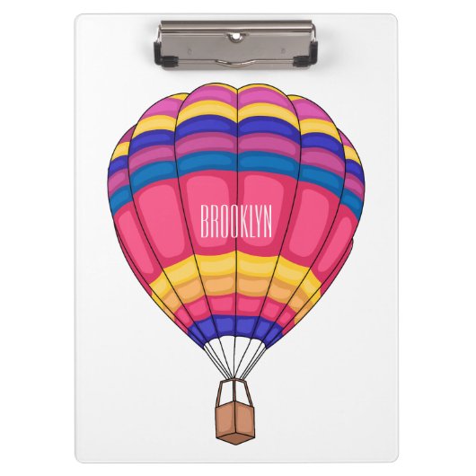 Porte-bloc Illustration de la montgolfière (Devant)