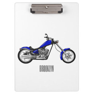 Porte-bloc Illustration de la moto à hélico