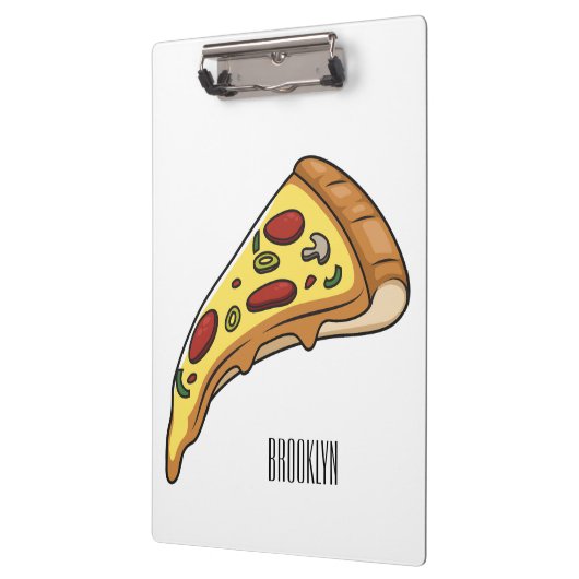 Porte-bloc Illustration de la pizza (Gauche)