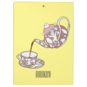 Porte-bloc Illustration de la série Teacup (Dos)