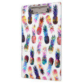 Porte-bloc Illustration de l'aquarelle et des ananas nébuleux (Gauche)