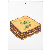 Porte-bloc Illustration de Lasagna (Dos)