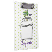 Porte-bloc Illustration de lave-linge mignonne (Swatch)