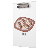 Porte-bloc Illustration de l'éclair de chocolat (Gauche)