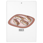 Porte-bloc Illustration de l'éclair de chocolat (Dos)